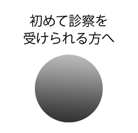 初めて診察を受けられる方へ